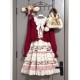 Yolanda Cranberry And Four-Leaf Clover JSK(Reservation/Full Payment Without Shipping)